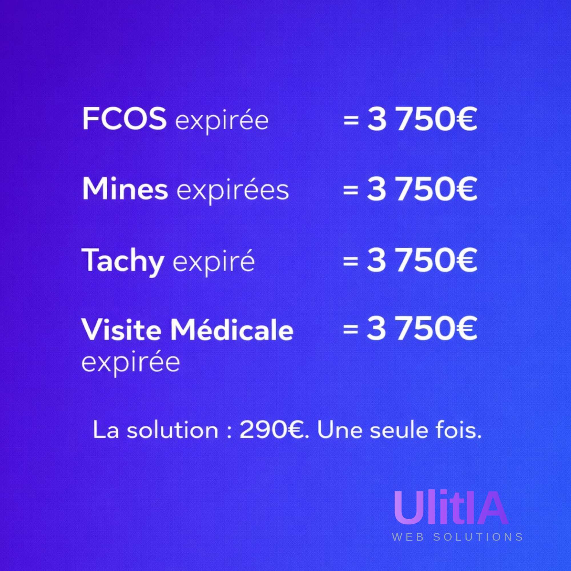 Offre Zéro Amende — Suivi documents transport